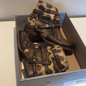Freebird Belfast Leopard Ankle Boots